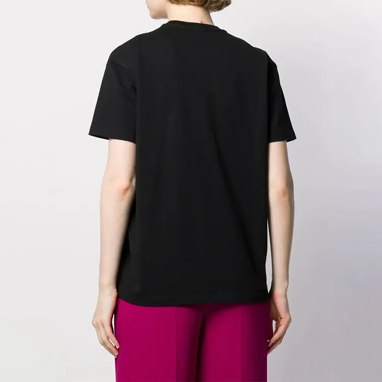 KENZO Classic Tiger Head T Shirts Women's Black-4