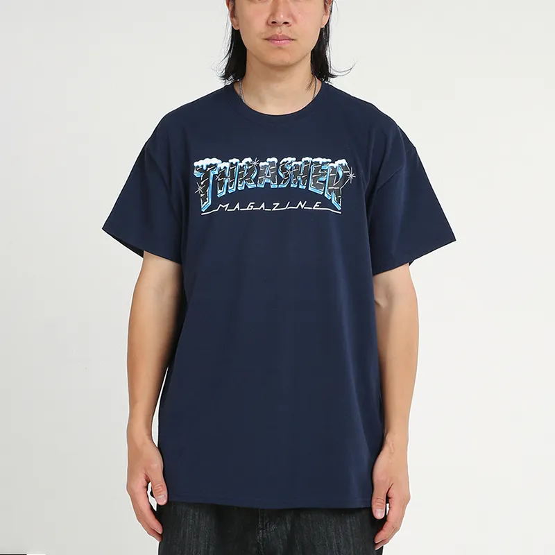 Thrasher T Shirt US Version Unisex Blue-2