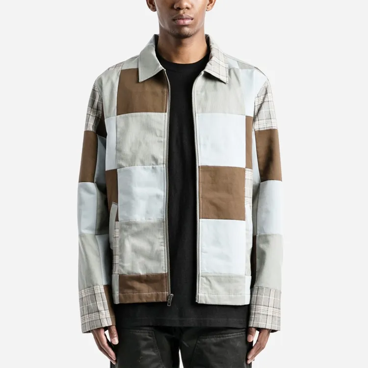 Stussy Patchwork Zip Jacket-2