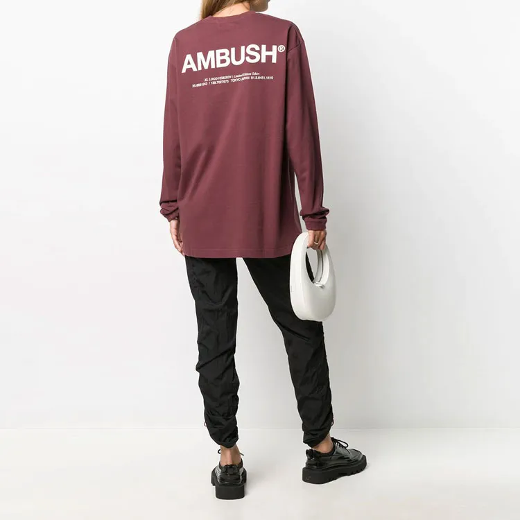 AMBUSH Long Sleeve Logo Tee-4