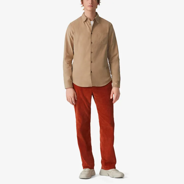 KENZO Shirts Men Dark Beige-1