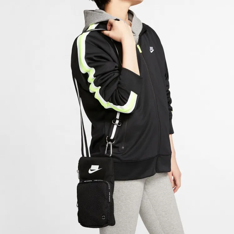 Nike Polyamide Crossbody Bag Shoulder Bag Unisex Black-5