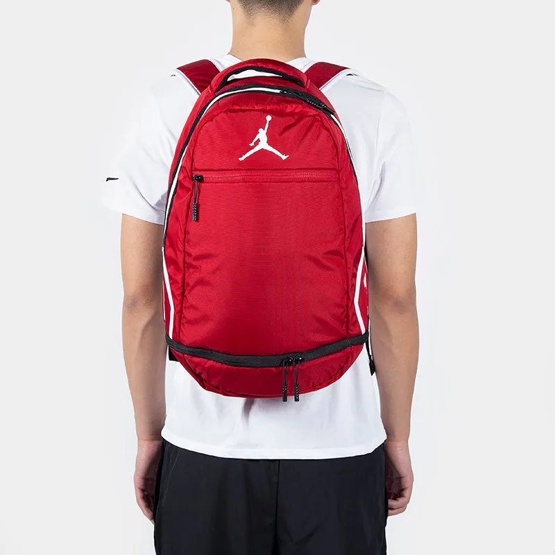 Jordan Polyester Backpack Regular Unisex Red-3