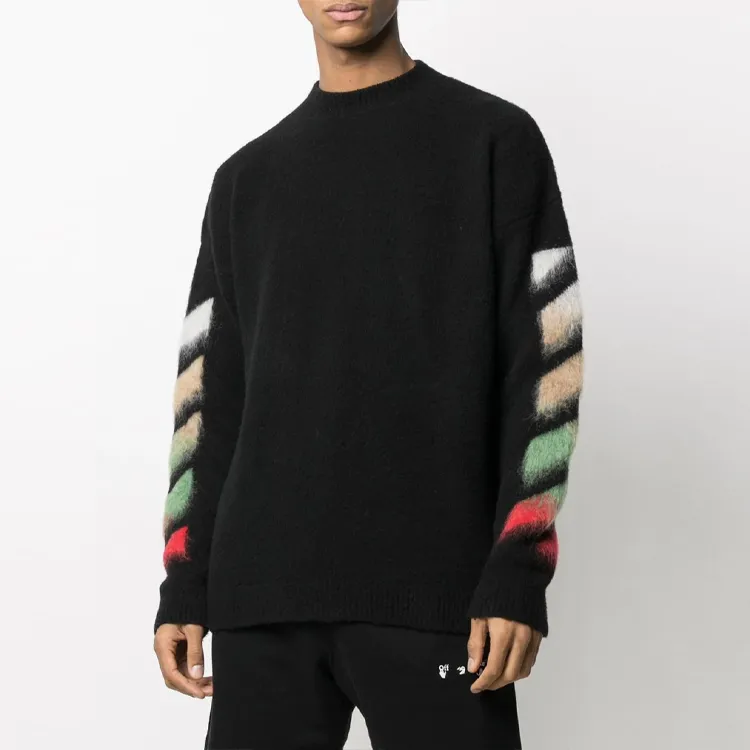 OFF WHITE Diagonal Arrows Motif Sweater-1