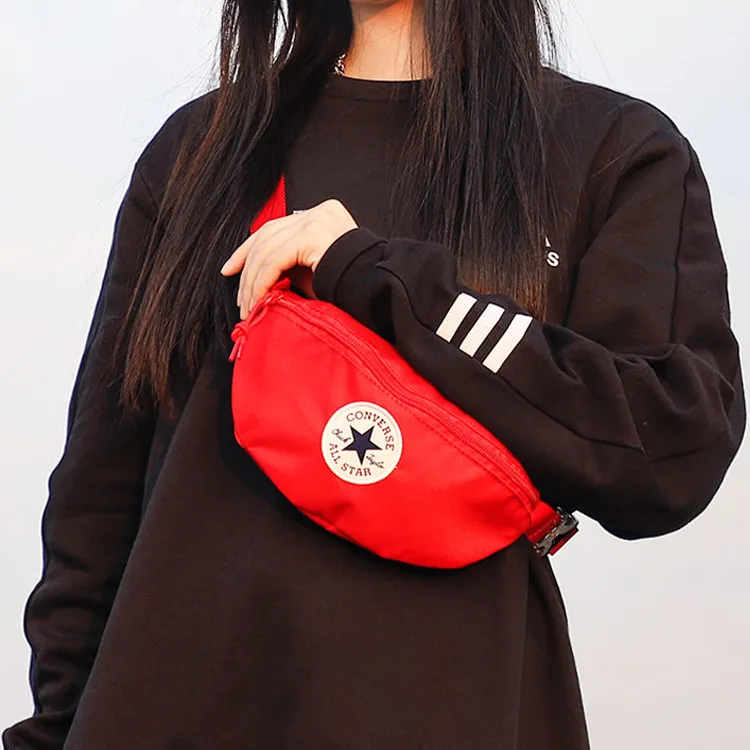 Converse Polyester One Shoulder Crossbody Fanny Pack Regular Unisex True Red-3