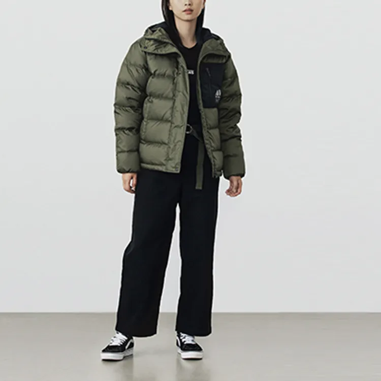 Vans Down Jackets Unisex Army Green-4