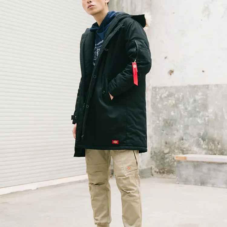 Dickies Puffer Jackets Men Black-3