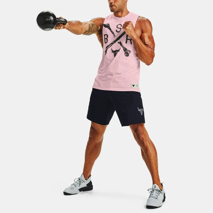 Under Armour Project Tank Tops Men Pink-2