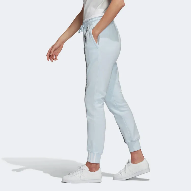 Adidas Originals RYV Knitted Sweatpants Women's Light Sky Blue-4
