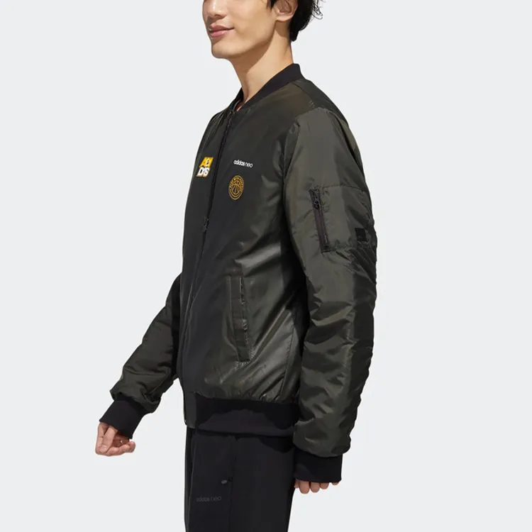 Adidas Neo Puffer Jackets Men Deep Earthy Brown-2