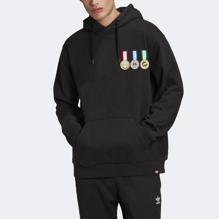 Adidas Originals RUN DMC Sweatshirts Men Black-4