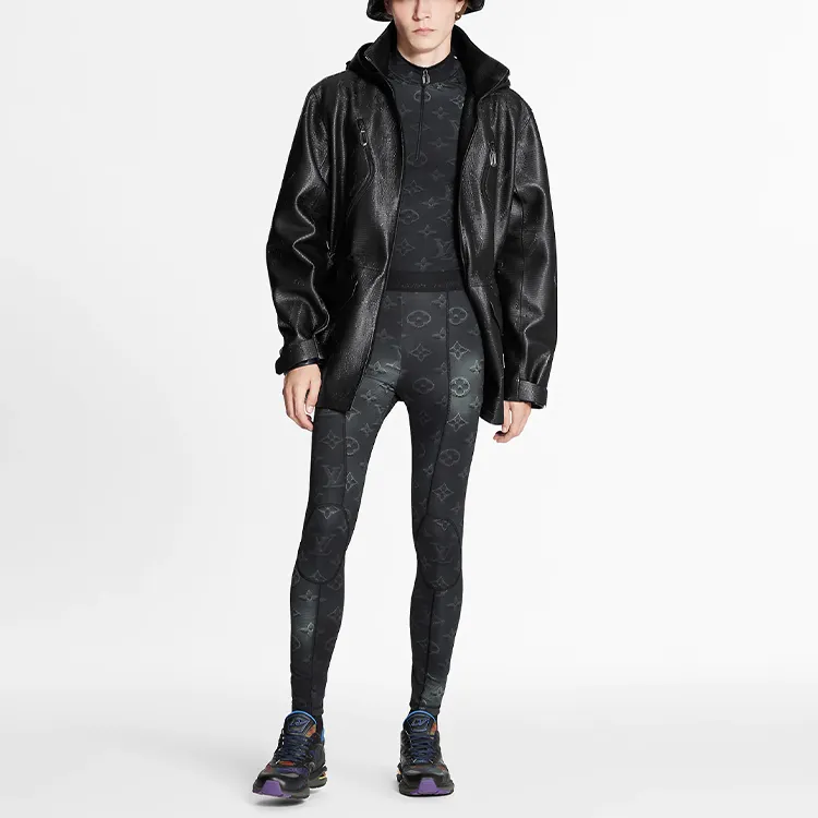 LOUIS VUITTON New Quarterly Products Of LV Sports Pants Men Black-1
