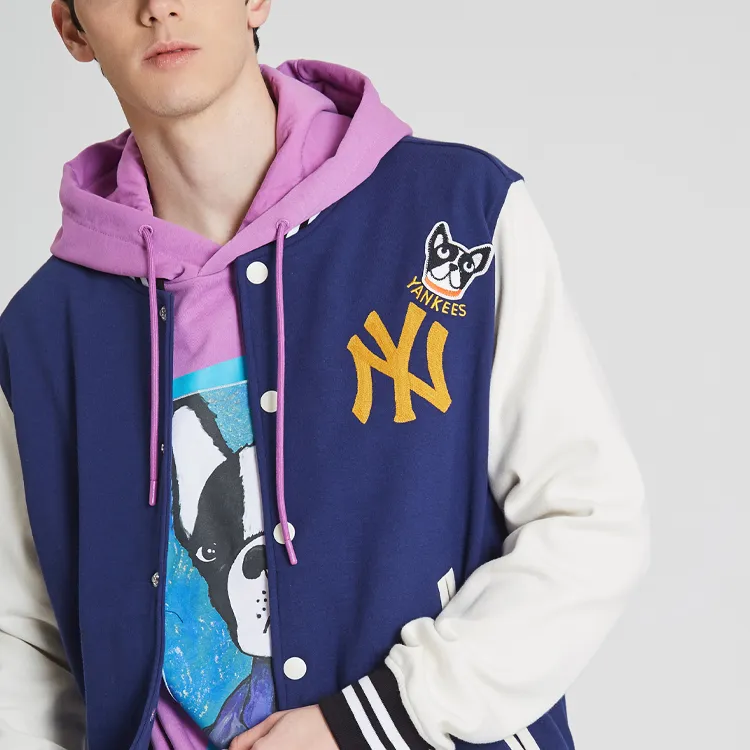 MLB Baseball Jacket Unisex Blue-2