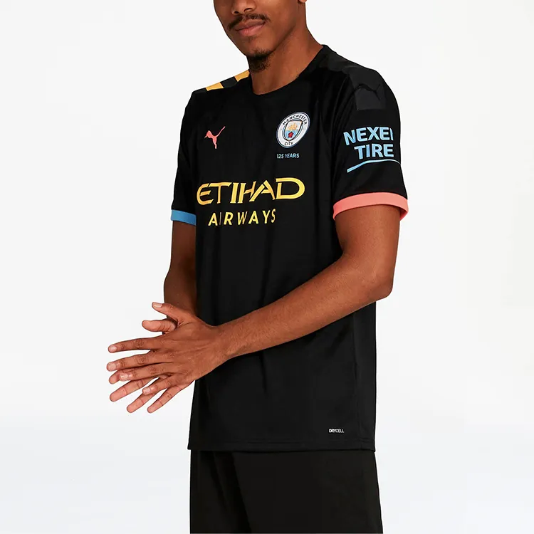 PUMA Manchester City T Shirts Men Black-3
