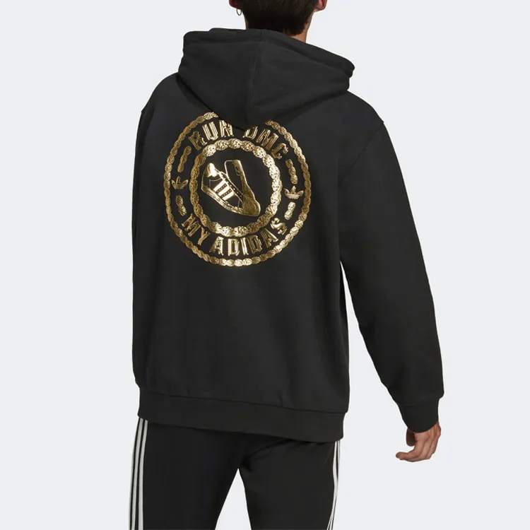 Adidas Originals RUN DMC Sweatshirts Men Black-2