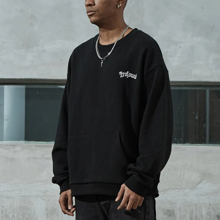 Profound Crewneck Sweatshirt Unisex Black-2