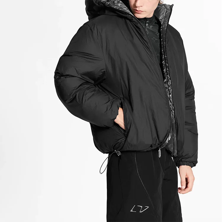 LOUIS VUITTON Down Jacket Men's Black-3