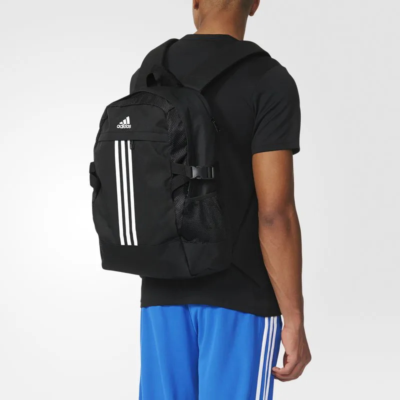 Adidas Polyester Backpack Medium Size Unisex Black-5