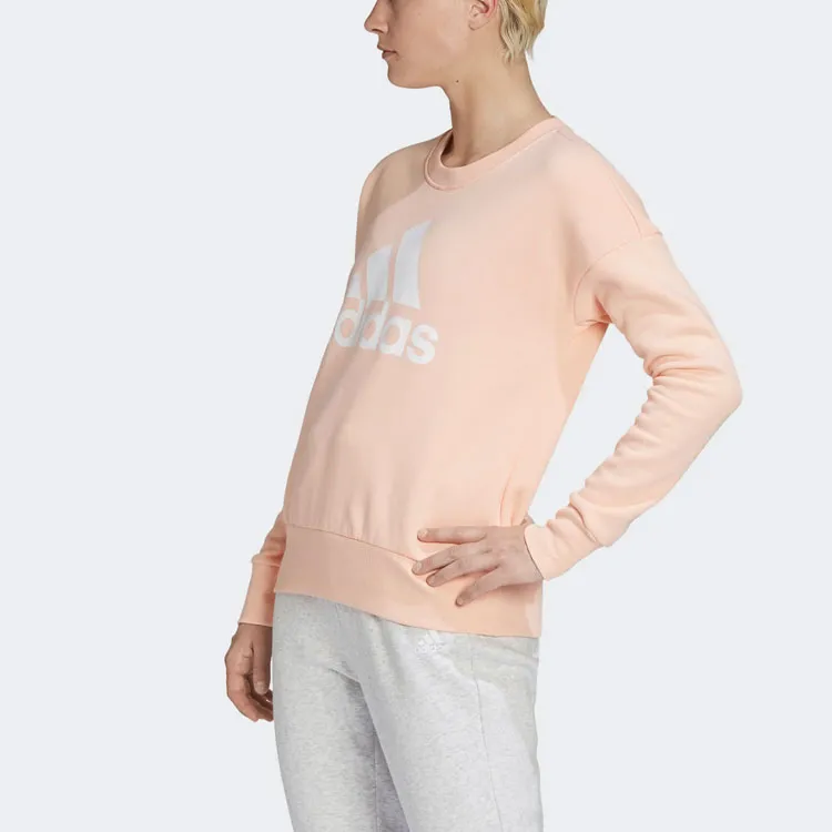 Adidas Sweatshirt Women's Hazy Coral Pink-3
