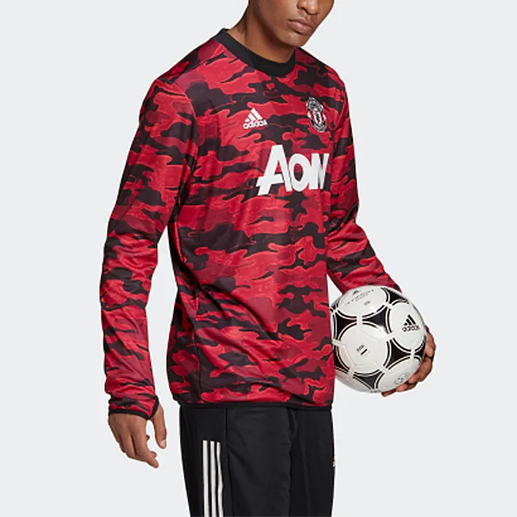 Adidas MANCHESTER UNITED THEATRE OF DREAMS Sweatshirts Men Red-4