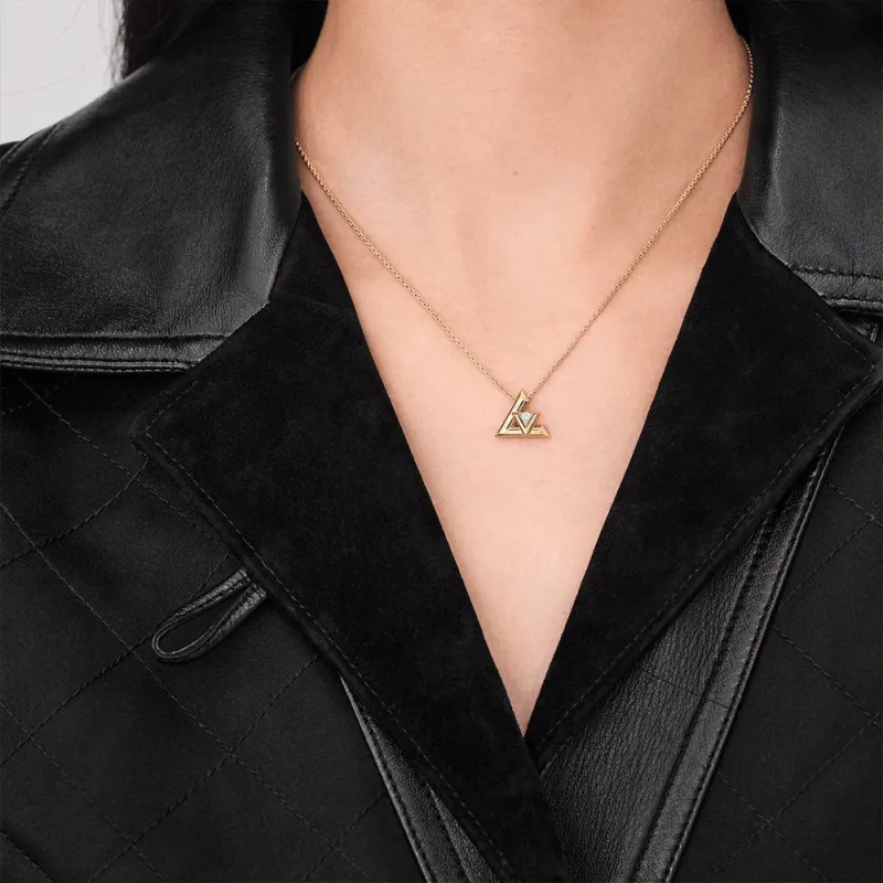 LOUIS VUITTON 18K Gold Necklaces Unisex-5