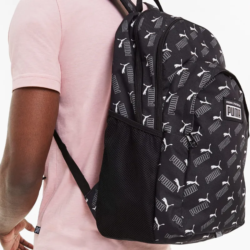 PUMA Polyester Backpack Regular Unisex Black-3