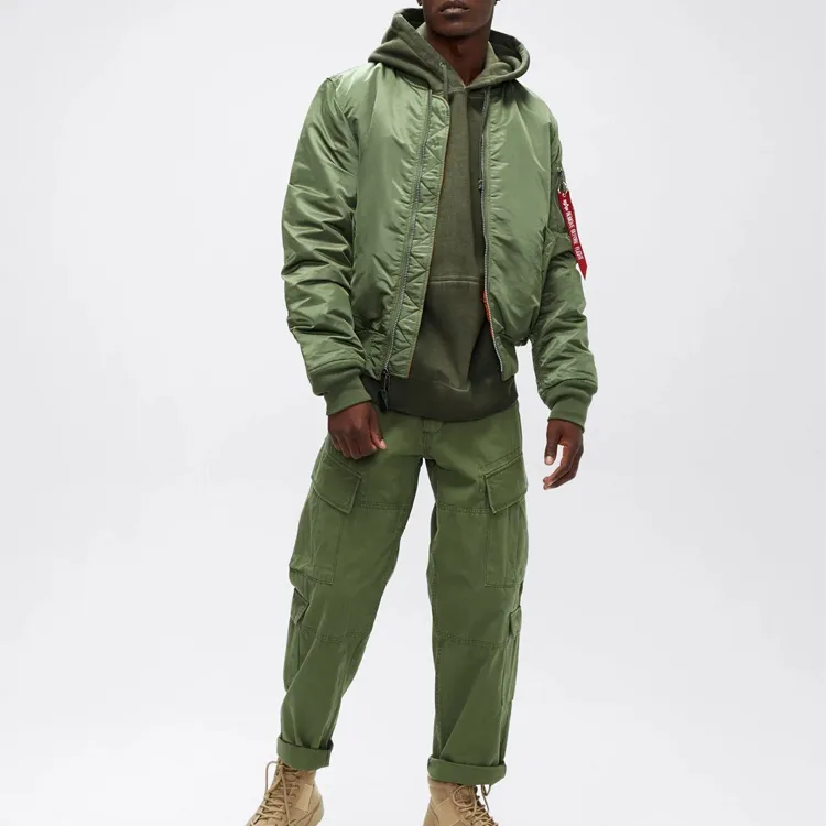 Alpha Industries Jacket Unisex Army Green-3