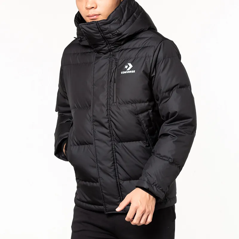 Converse Down Jackets Men Black-5