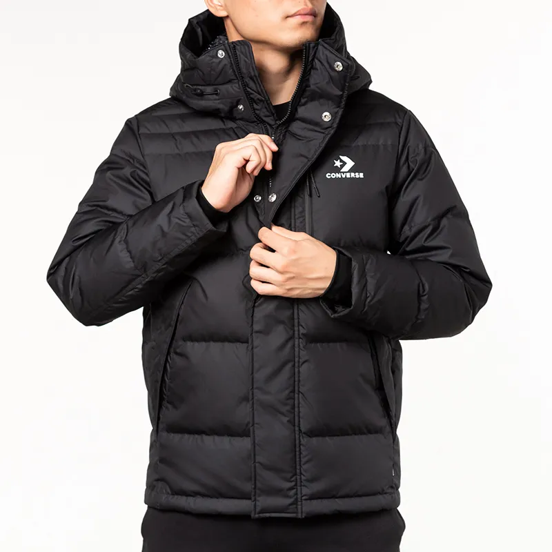 Converse Down Jackets Men Black-4