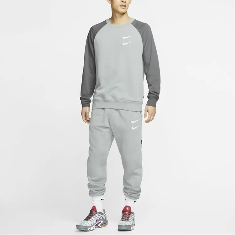 Nike Sweatshirts Men Gray-3