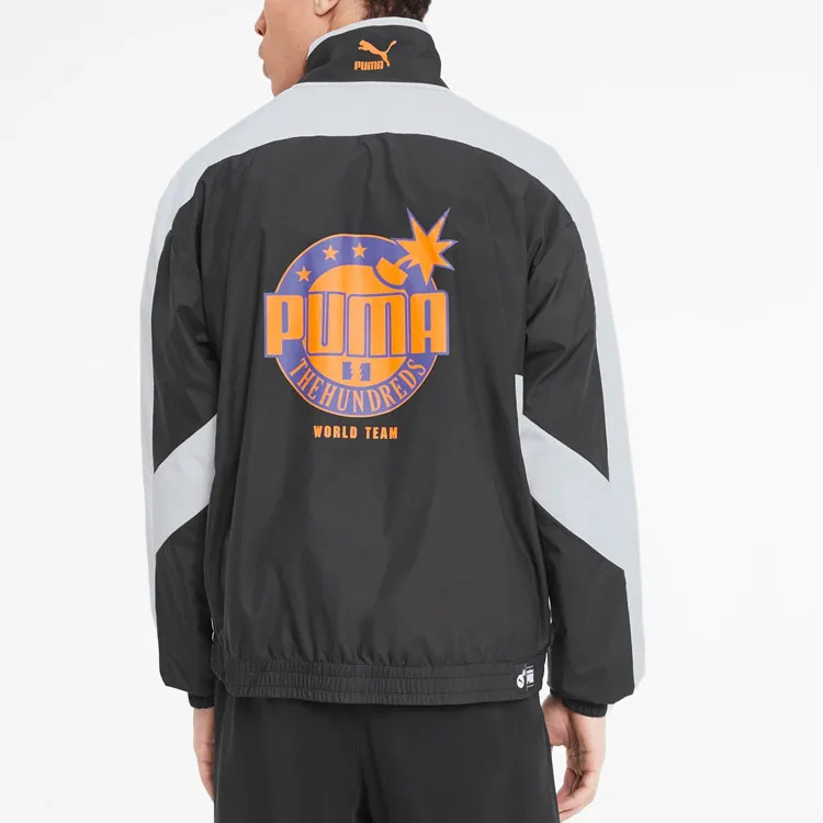 PUMA x The Hundreds Jacket Men's Black-3