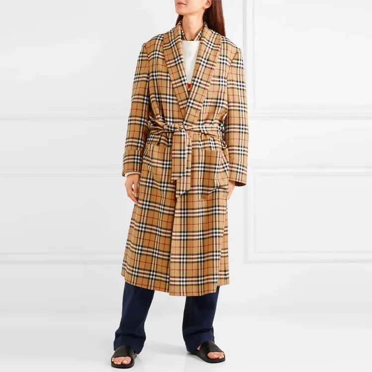 Burberry Coats Women's Beige-1