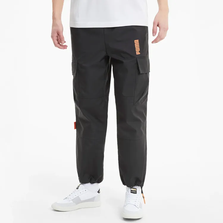 PUMA Casual Pants Men Black-3