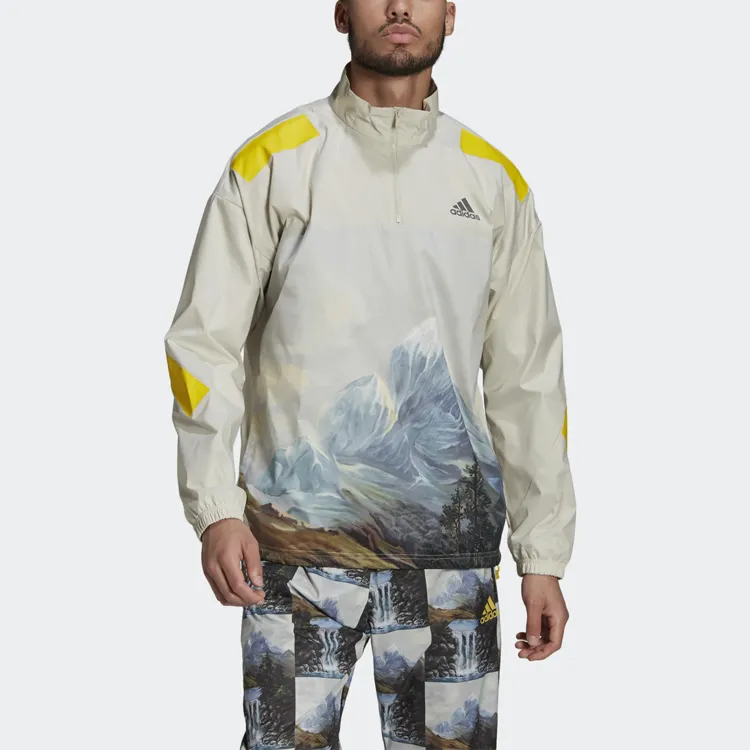 Adidas Jackets Men Beige-1