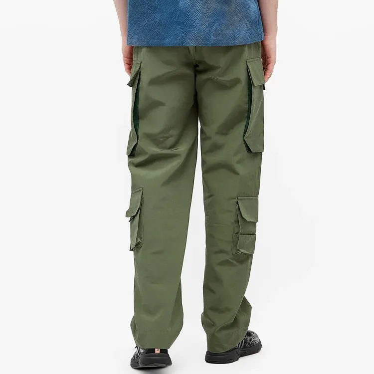 KENZO Casual Pants Men Green-3