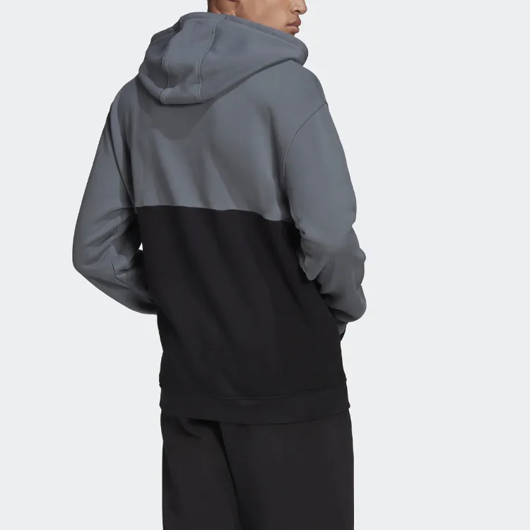 Adidas Originals ADICOLOR Hooded Fitted Long Sleeved Sweatshirt Men's Blue Black-2