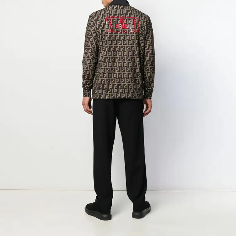 FENDI Jackets Men Dark Brown-4