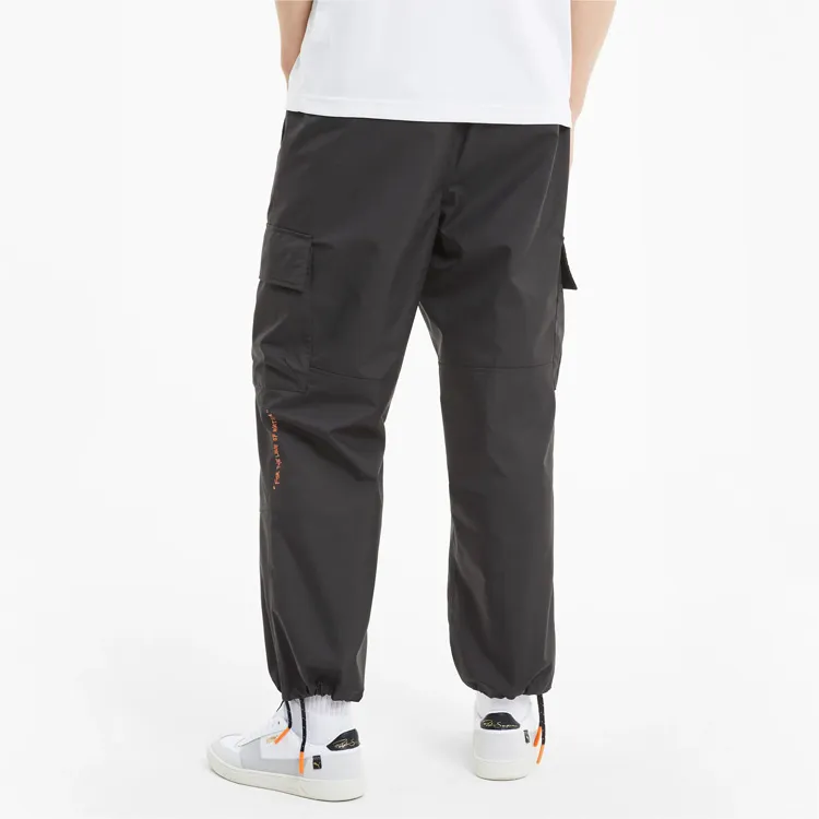 PUMA Casual Pants Men Black-4