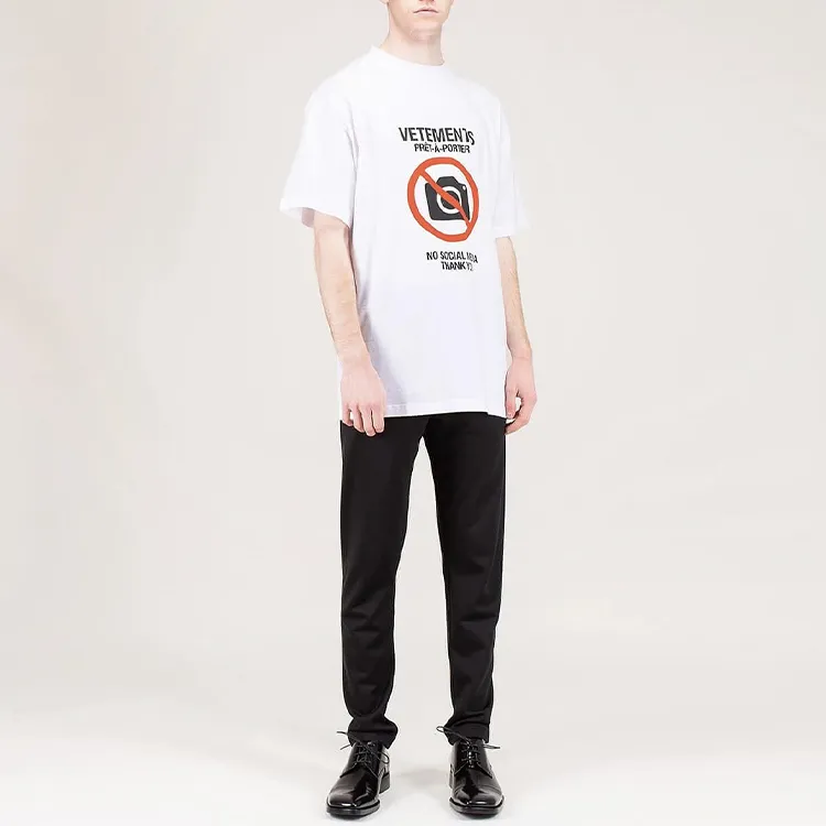 Vetements No Social Media T-shirt-3