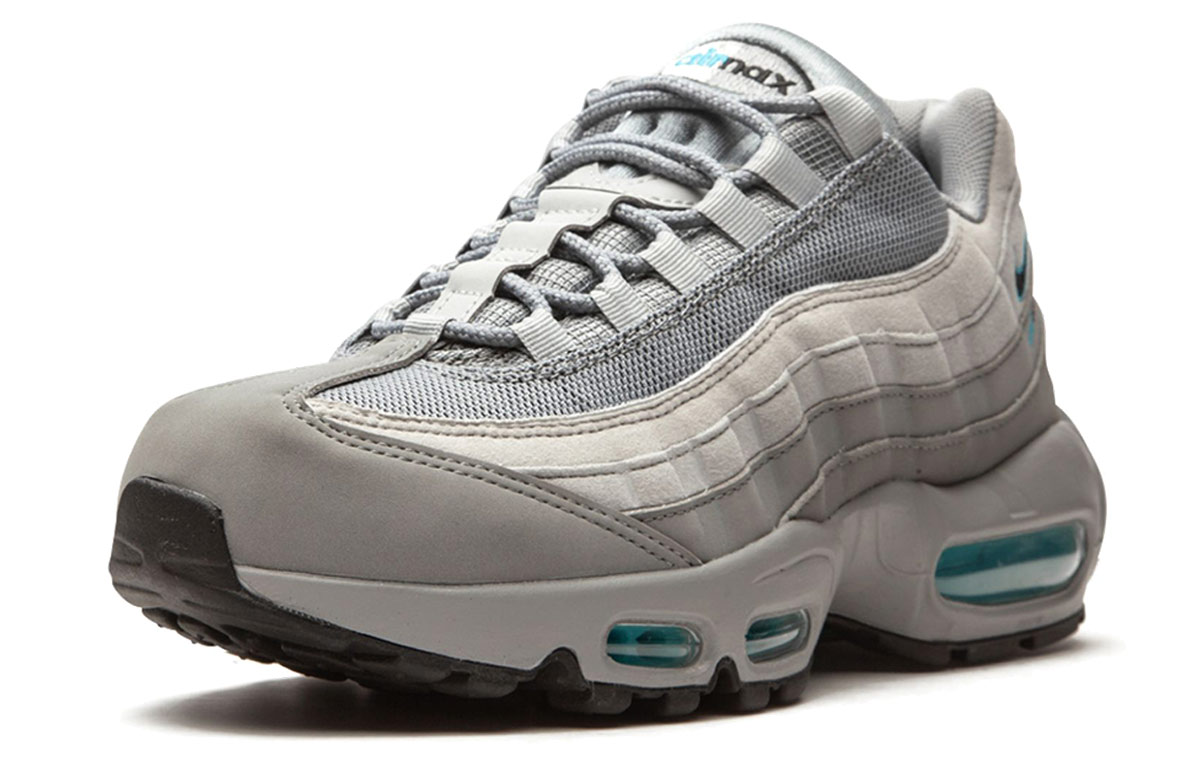 スニーカー Nike Air Max 95 Retro Logo Grey Aqua Nike Air Max 95 Retro Logo Grey Aqua - POIZON
