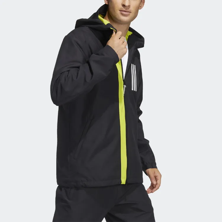 adidas W.N.D Men Windbreaker Jacket Black-4