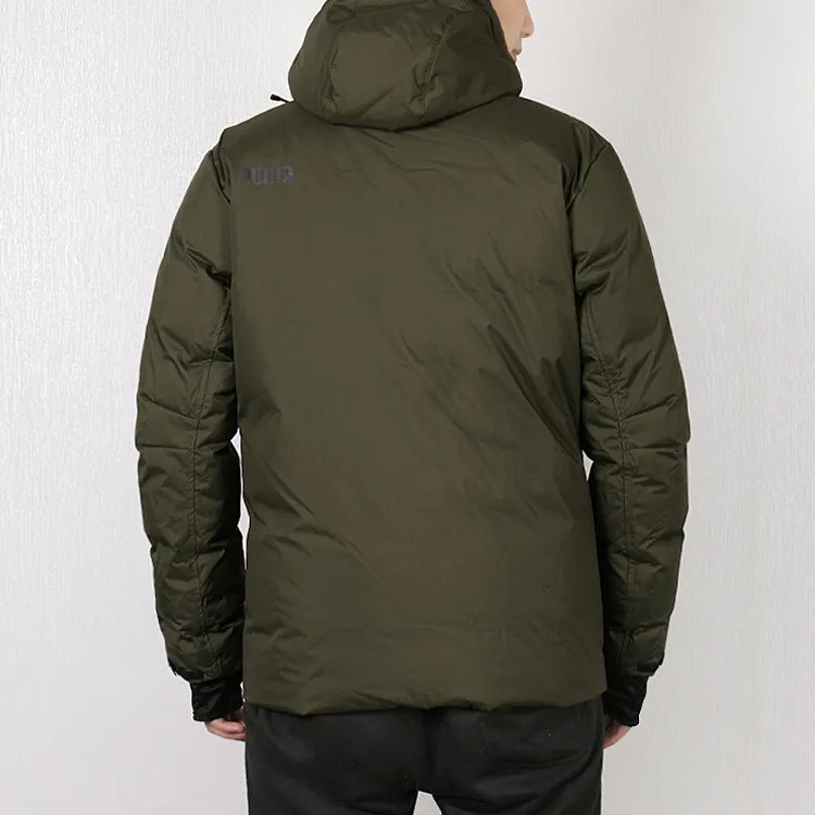 PUMA Down Jackets Men Army Green-2