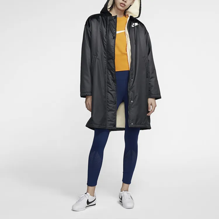 Nike Velvet Jackets Women's Black-3