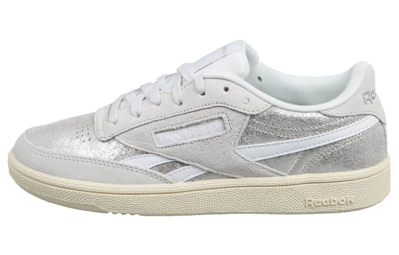 Reebok Club C Series Skateboard Shoes Women's Low-Top Gray/White-1