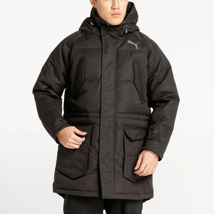 PUMA Down Jackets Men Black-3