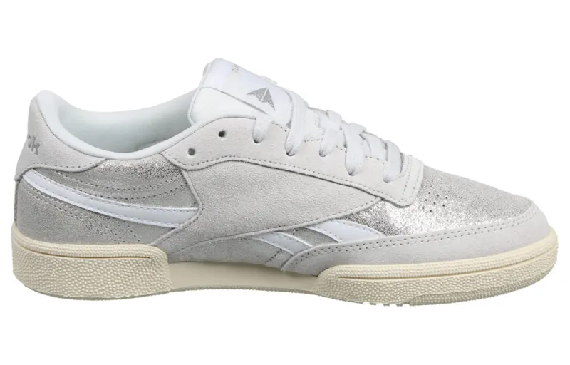 Reebok Club C Series Skateboard Shoes Women's Low-Top Gray/White-4