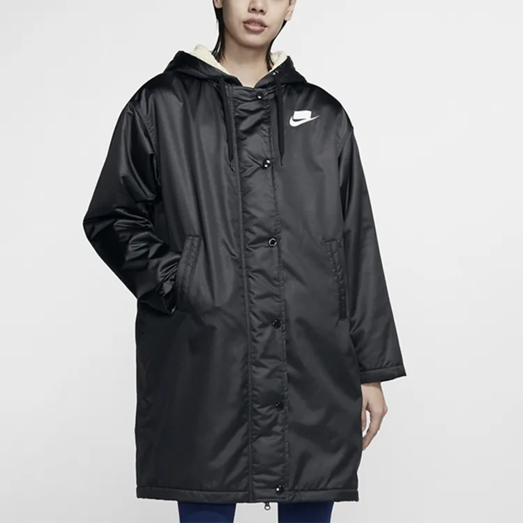 Nike Velvet Jackets Women's Black-5