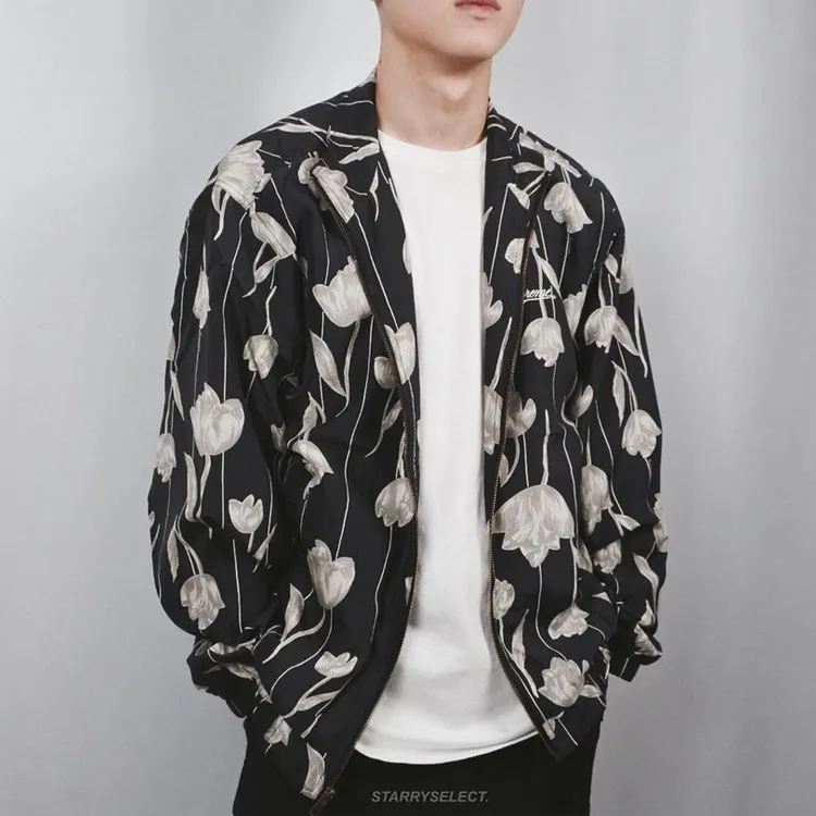 Supreme Floral Silk Track Jacket-3