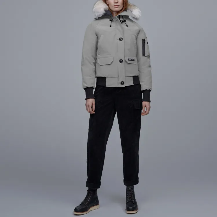 Canada Goose Chilliwack Series Down Jacket Winter Women's Moonstone Gray-2
