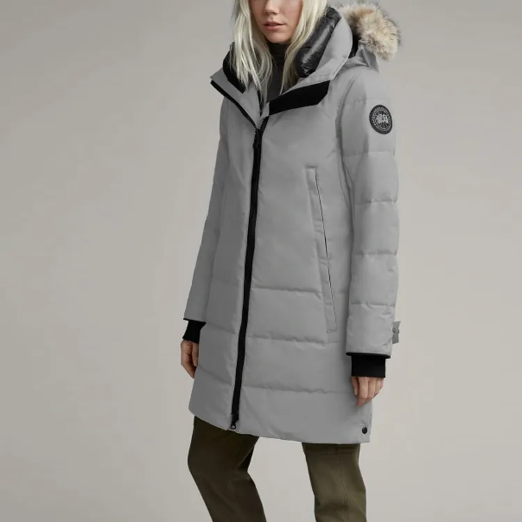 Canada Goose Down Jackets Women's Lime Gray-2